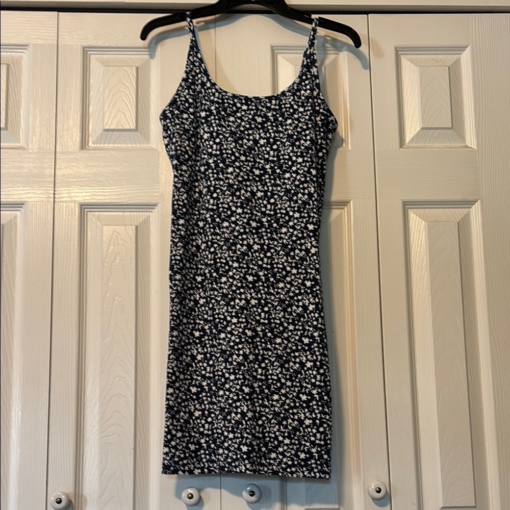 Old Navy blue and White Slip Mini Dress- NWOT